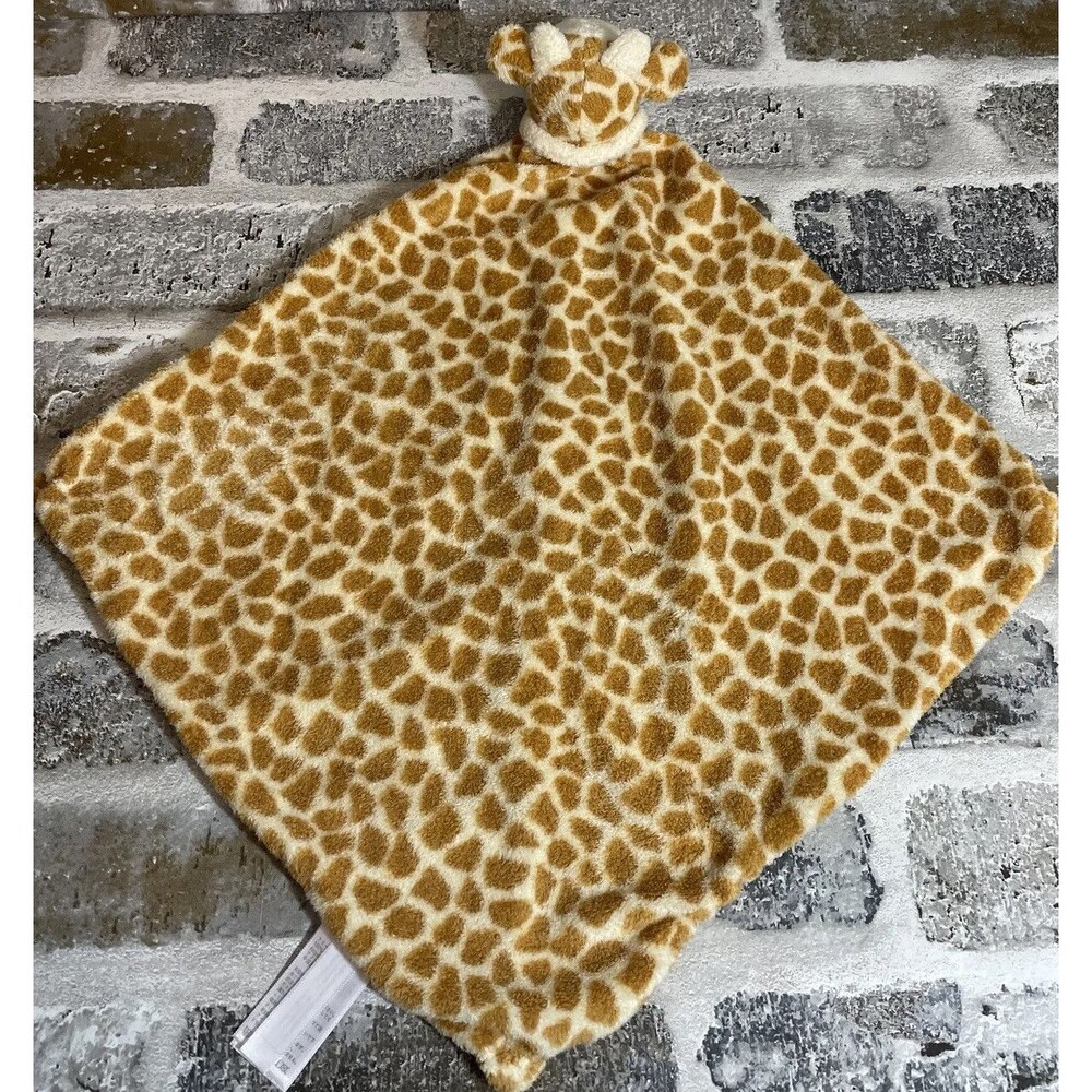 Angel Dear Plush Giraffe Baby Security Blanket Lovey Nubs Knotted Toy - Picture 3 of 5